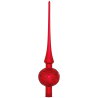 Spitze, Christbaumspitze Freudentanz Ø 7cm x 30cm rot Inge-Glas Christbaumschmuck