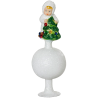 Spitze, Figuren Christbaumspitze Bäumchen für's Fest Ø 8cm / 21,5cm Inge-Glas Christbaumschmuck