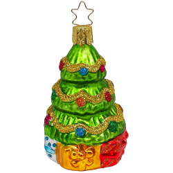 Tannenbaum, Weihnachtsbaum 8,5cm Inge-Glas Christbaumschmuck