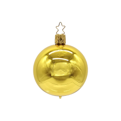 Christbaumkugeln gelbgold glänzend Ø 4cm - Inge-Glas Christbaumschmuck