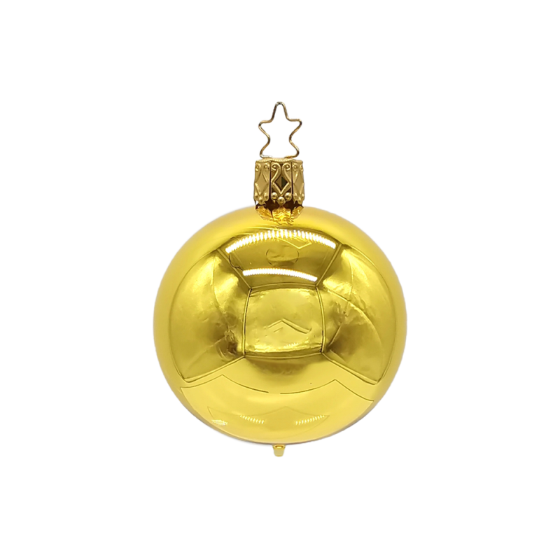 Christbaumkugeln gelbgold glänzend Ø 4cm - Inge-Glas Christbaumschmuck