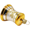 Glocke Lauscha Nostalgie gold Ø 5cm - Schatzhauser Christbaumschmuck