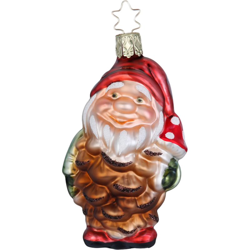 Zapfenwichtel 9cm Inge-Glas Weihnachtsschmuck