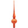 Spitze, Christbaumspitze 28cm Eislack Mandarine Schatzhauser Weihnachtsschmuck