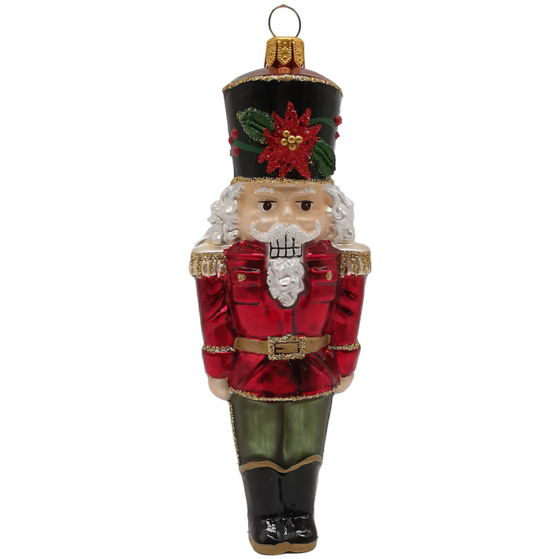 Nussknacker Weihnachtsstern 13cm - Christbaumschmuck Nussknacker Weihnachtsstern 13cm - Christbaumschmuck