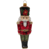Nussknacker Weihnachtsstern 13cm  - Christbaumschmuck