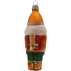 NUssknacker viktorianisch 13cm - Schatzhauser Christbaumschmuck, Lauschaer Glaskunst