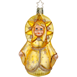 Mutter Sonne, zauberhafter Christbaumschmuck 12cm Inge-Glas Manufaktur