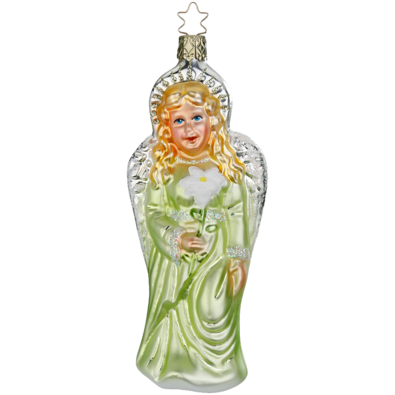 Engels Figur " Für Dich " 14,5cm Inge-Glas Manufaktur Glasschmuck