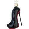 High Heels, Schwarzer Stiletto 9,5cm Inge-Glas® Weihnachtsschmuck