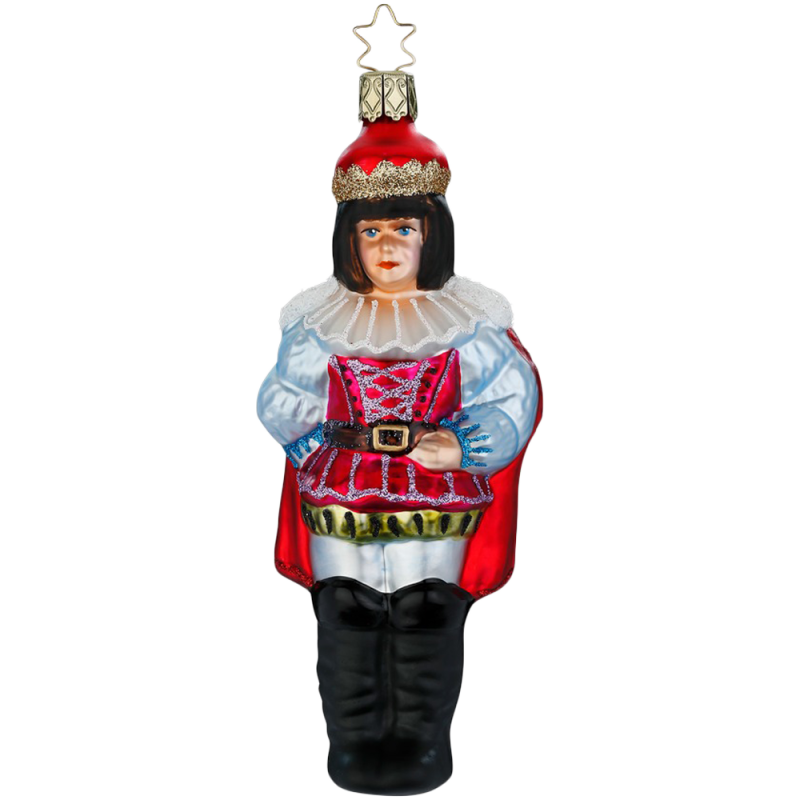 Märchenprinz, Märchen Christbaumschmuck 15,5cm Inge-Glas Manufaktur Märchenprinz, Märchen Christbaumschmuck 15,5cm Inge-Glas Manufaktur