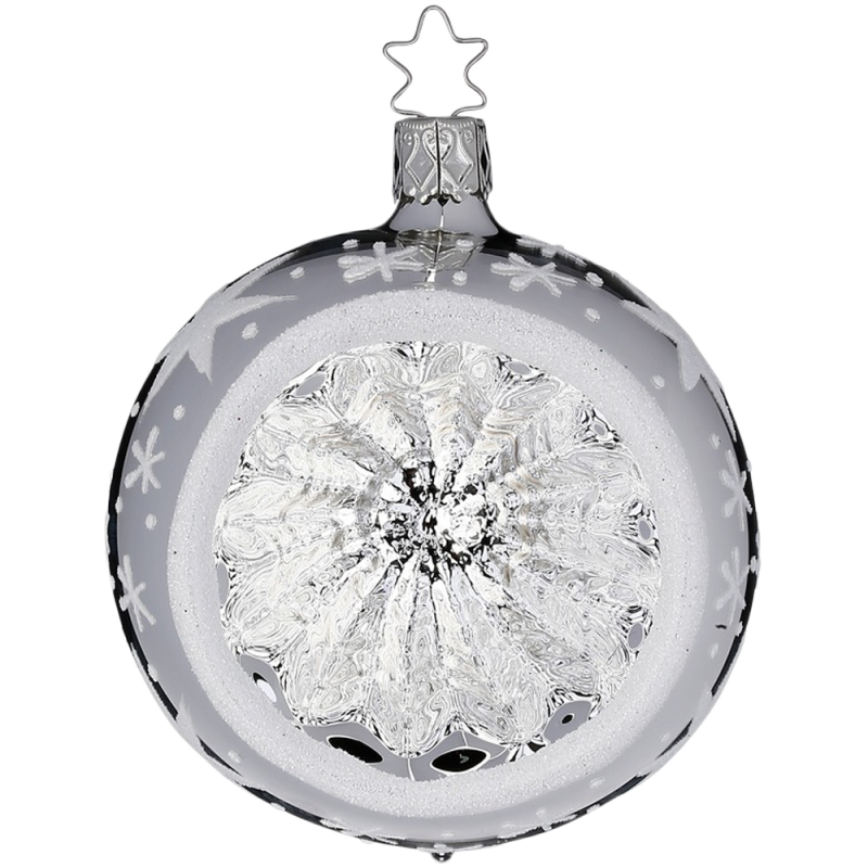 Reflexkugel Christbaumkugel Sternenhimmel Ø 8cm Inge-Glas® Christbaumschmuck