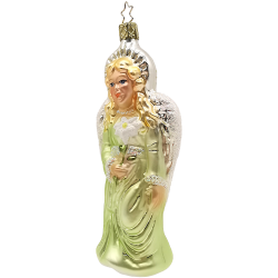 Engels Figur " Für Dich " 14,5cm Inge-Glas Manufaktur Glasschmuck