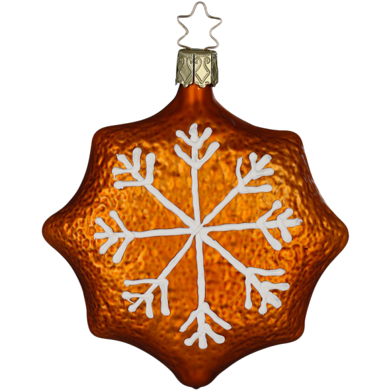 Lebkuchen Stern, Pfefferkuchen Weihnachtsgebäck 9cm - Inge-Glas Weihnachtsschmuck Lebkuchen Stern, Pfefferkuchen Weihnachtsgebäck 9cm - Inge-Glas Weihnachtsschmuck