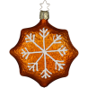 Lebkuchen Stern, Pfefferkuchen Weihnachtsgebäck 9cm - Inge-Glas Weihnachtsschmuck