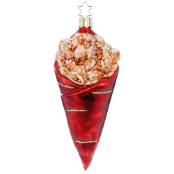 Gebrannte Mandeln, 14,5cm - Inge-Glas Weihnachtsschmuck