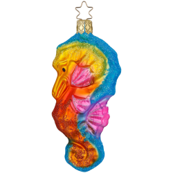 Seepferd 12,5cm kunterbunt Inge - Glas Christbaumschmuck