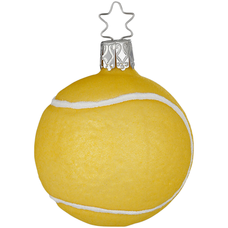 Tennisball 6,5cm - Inge Glas Weihnachtsschmuck Tennisball 6,5cm - Inge Glas Weihnachtsschmuck