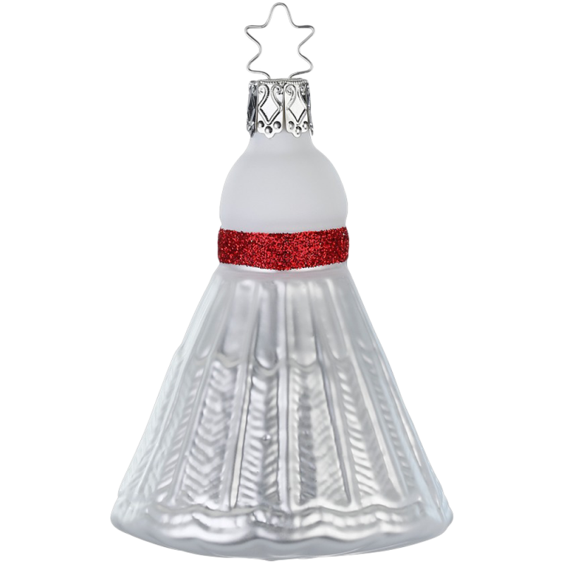 Federball - Aufschlag - 9cm - Inge Glas Weihnachtsschmuck Federball - Aufschlag - 9cm - Inge Glas Weihnachtsschmuck