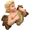 Engel mit Laute, Putto 33cm x 25cm - Goodwill Wanddekoration